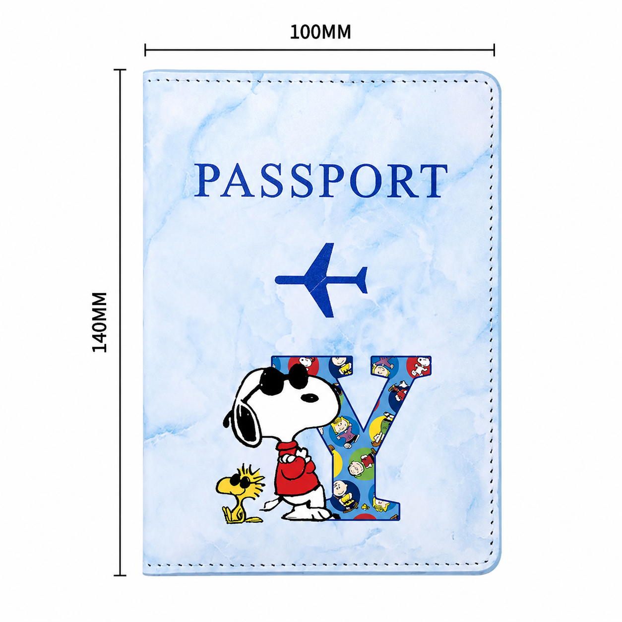 Snoopy Personalised Passport Cover
