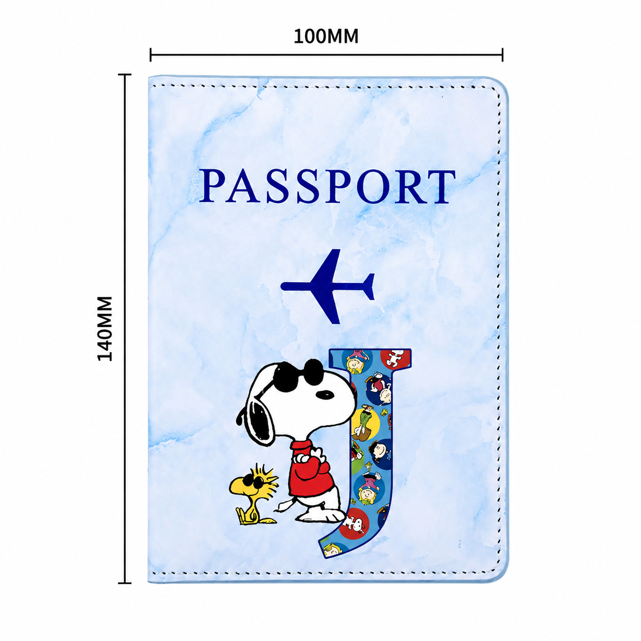 Snoopy Personalised Passport Cover