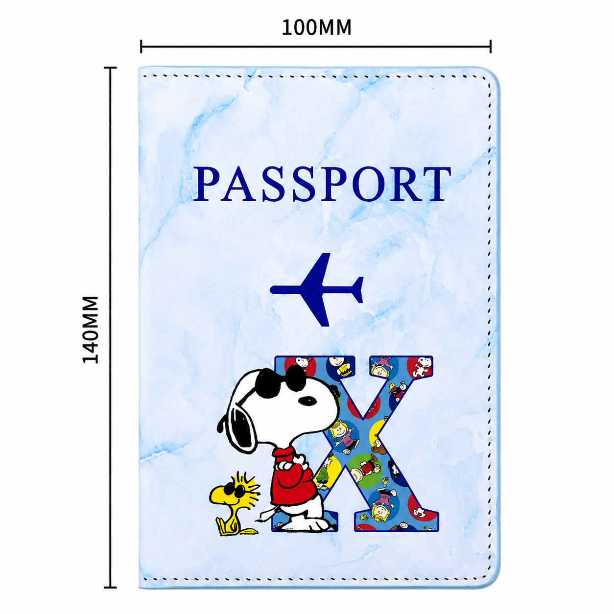 Snoopy Personalised Passport Cover