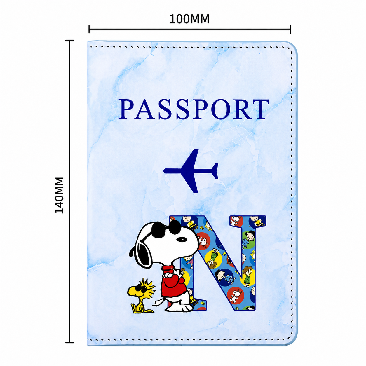Snoopy Personalised Passport Cover