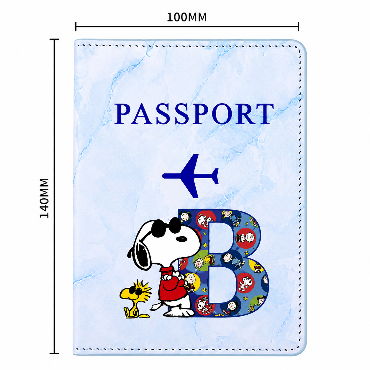 Snoopy Personalised Passport Cover