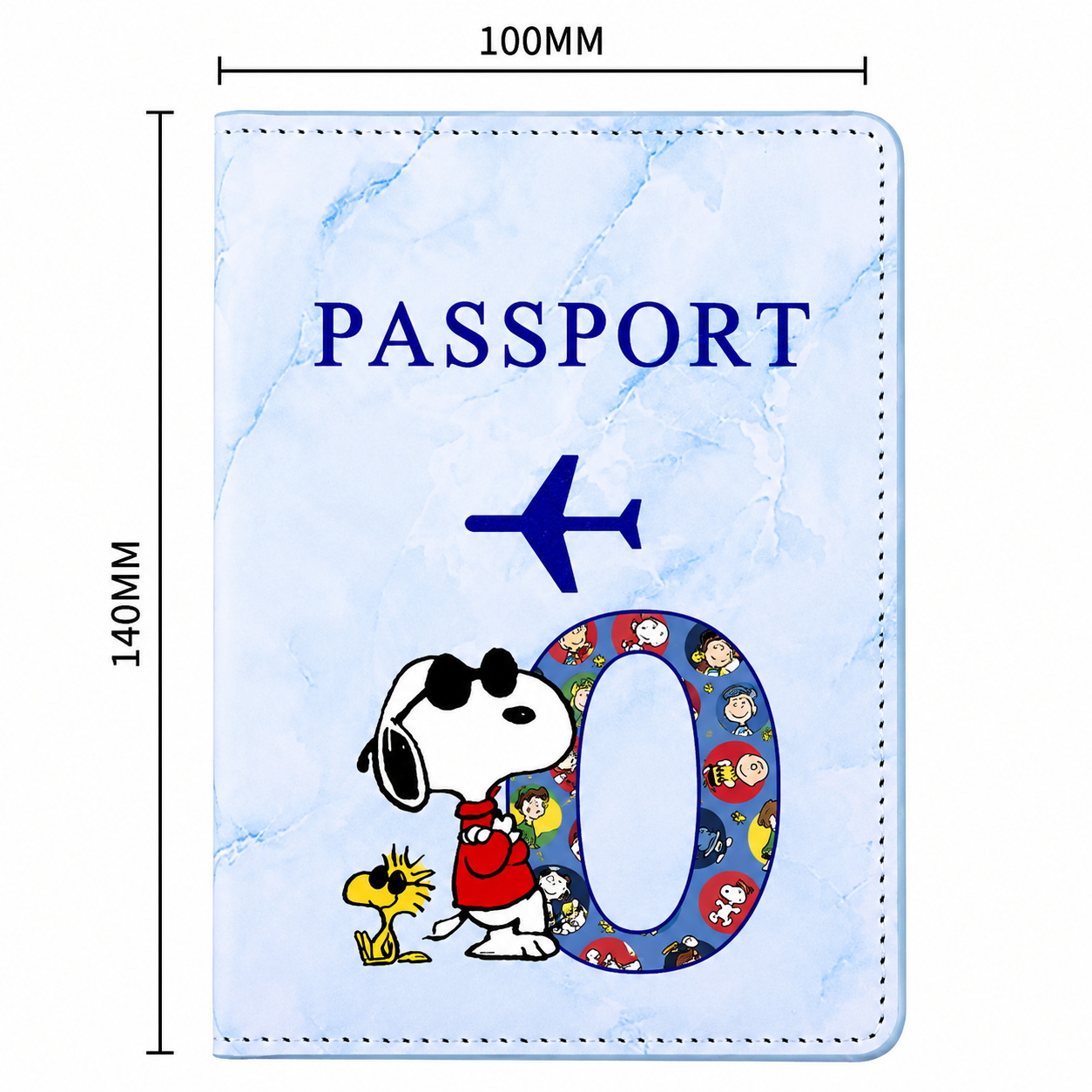 Snoopy Personalised Passport Cover