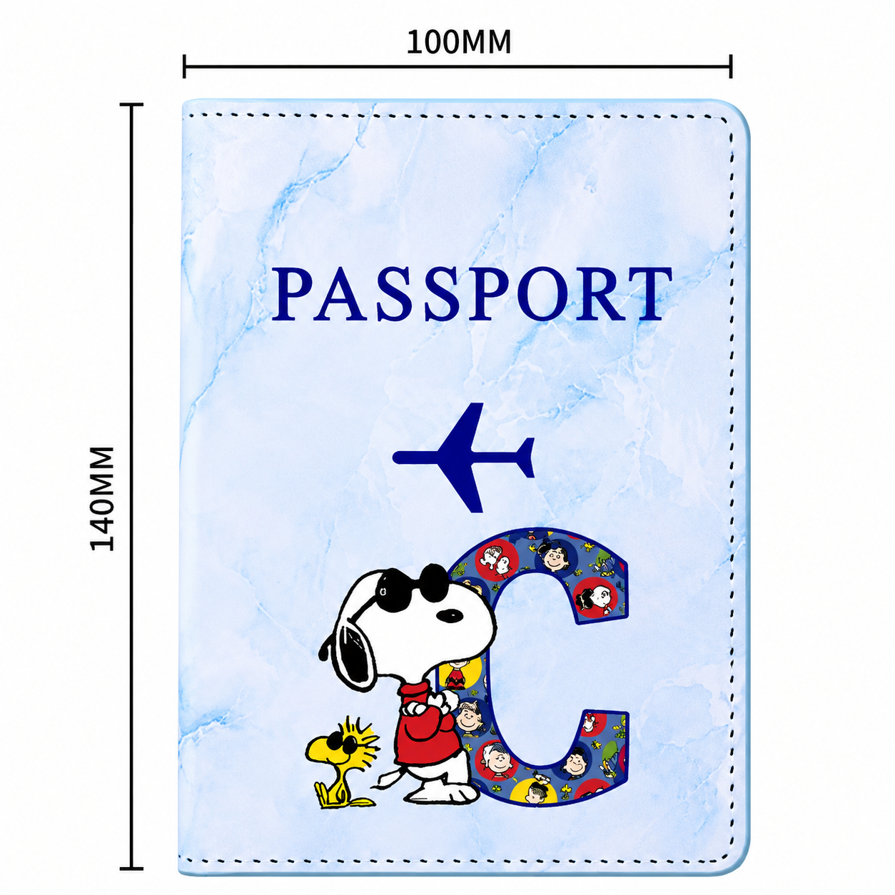 Snoopy Personalised Passport Cover