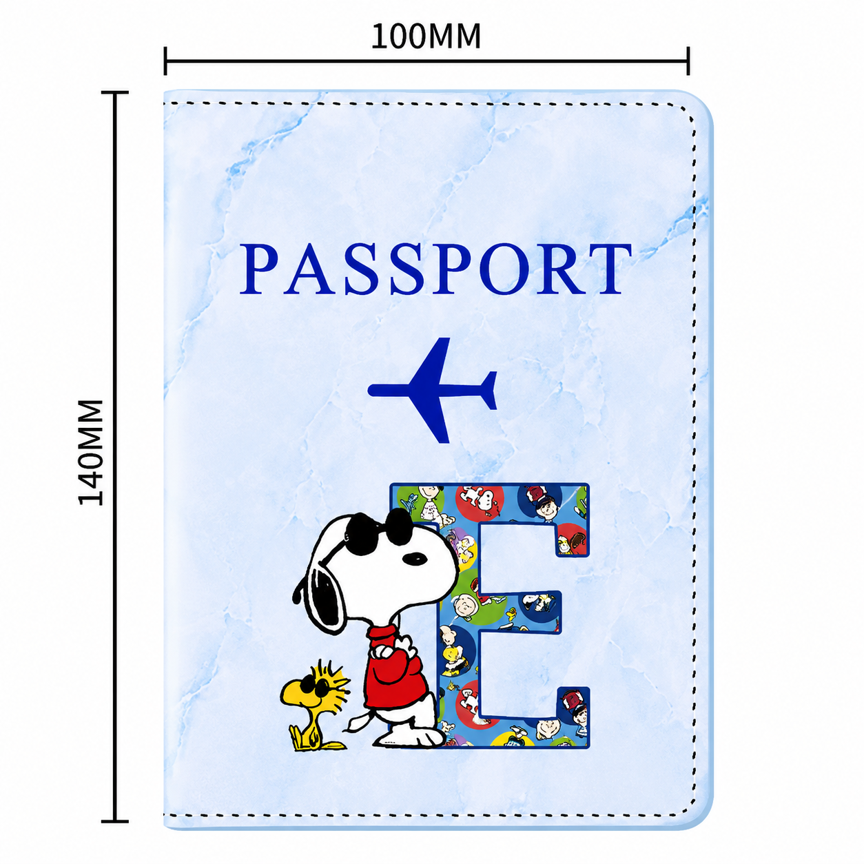 Snoopy Personalised Passport Cover