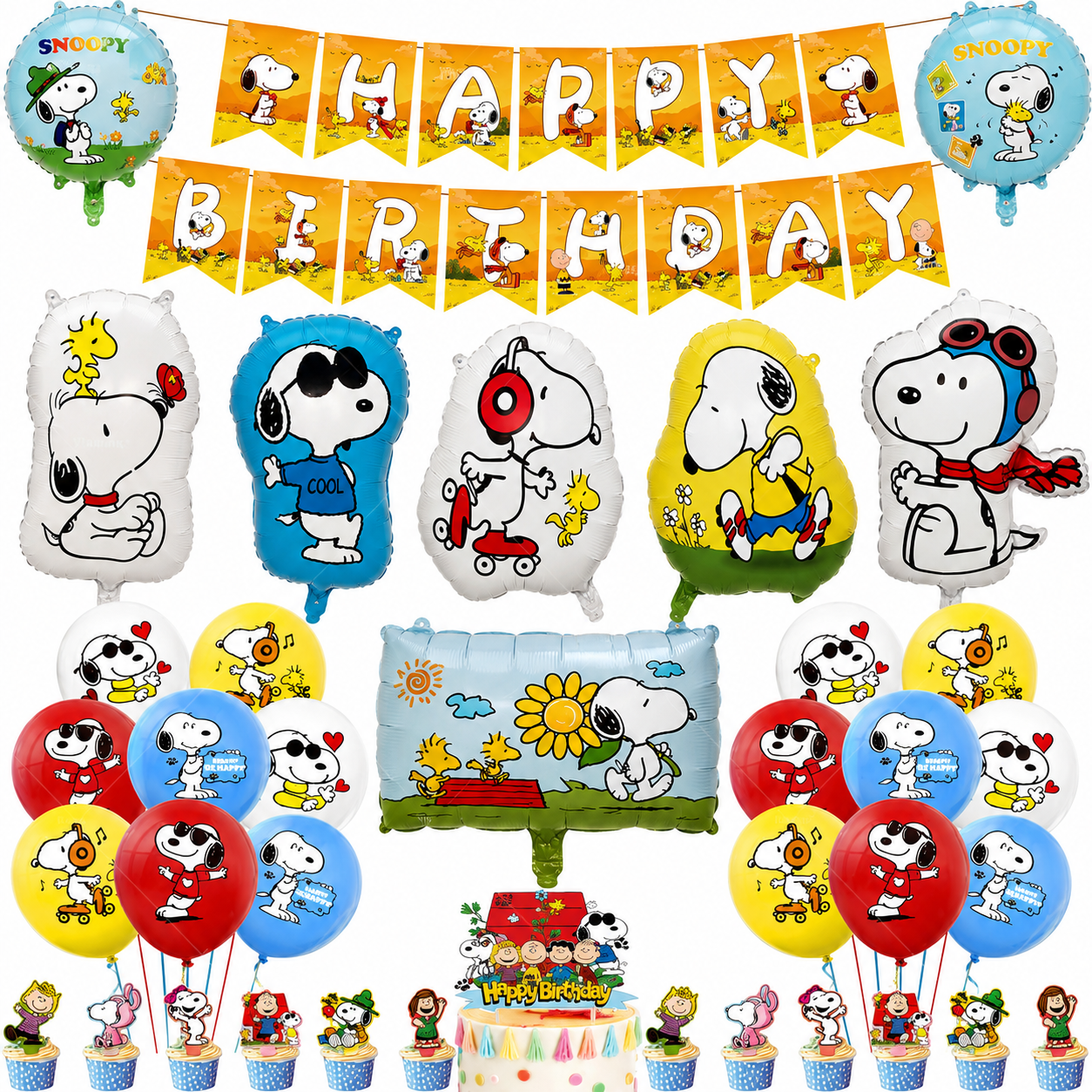 Snoopy & Friends Party Decor