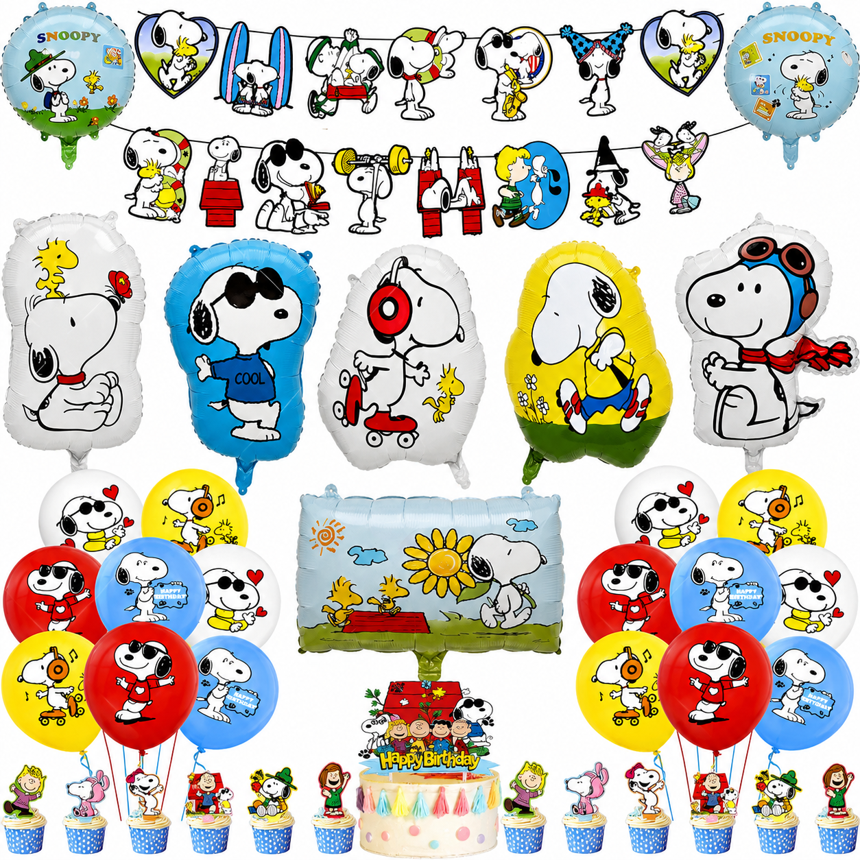 Snoopy & Friends Party Decor