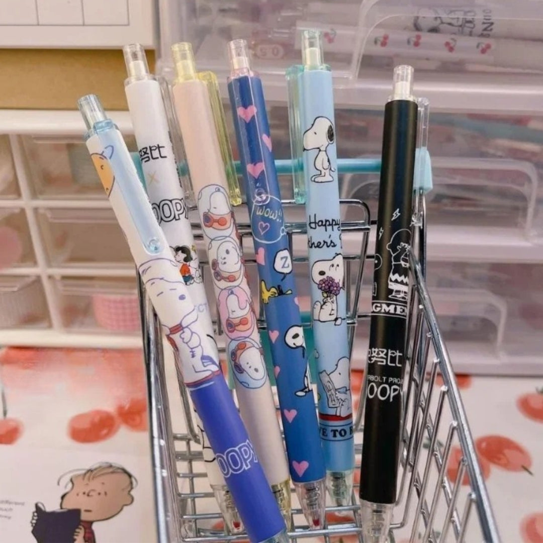 Snoopy 0.5mm 6pcs Pen Set