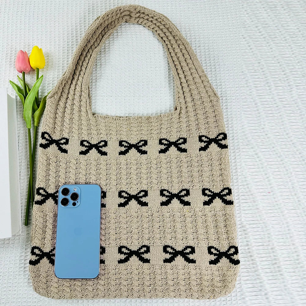 Bow Crochet Bag