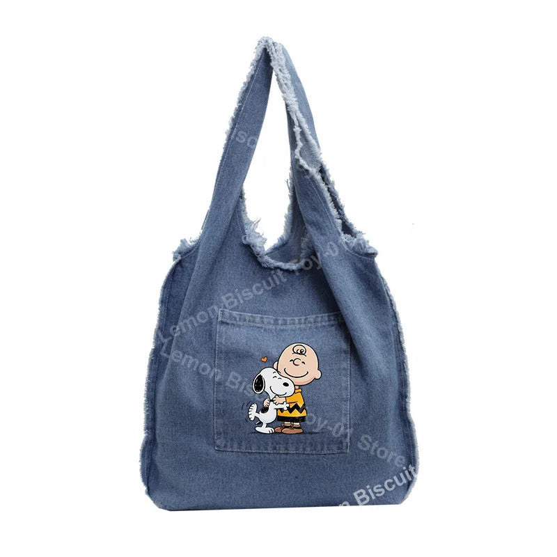 Snoopy Vibin Denim Bag