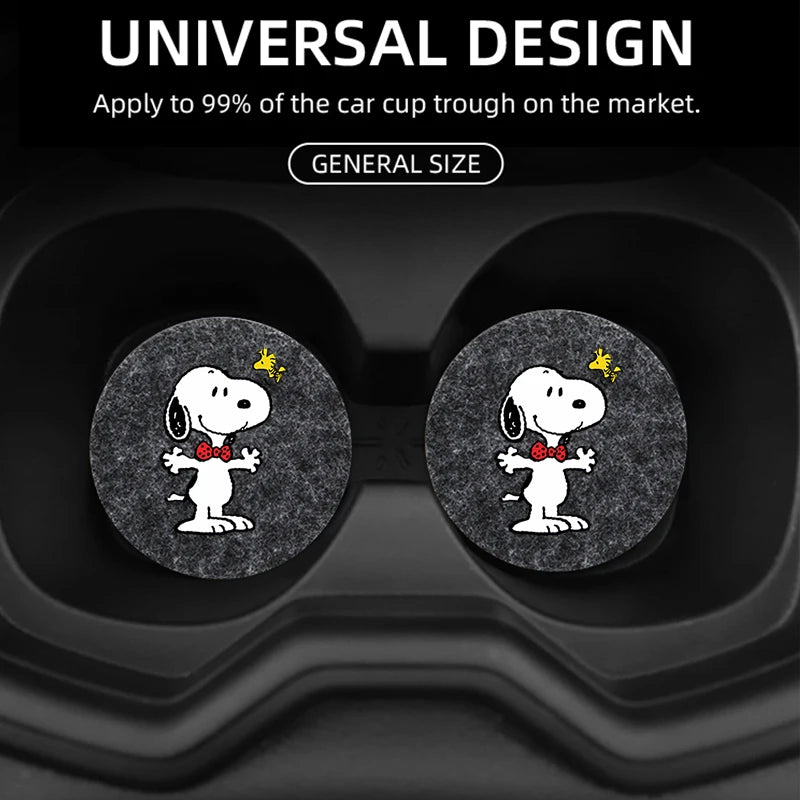 Snoopy Sleepy & Woodstock Anti Slip Cup Holder