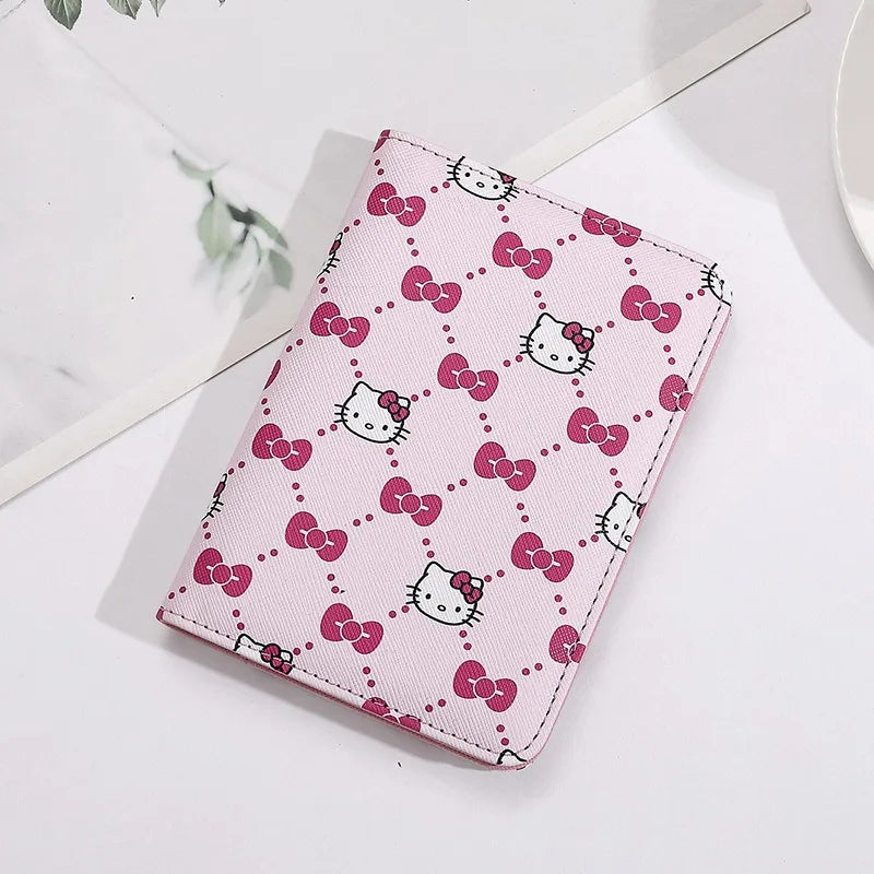 Hello Kitty Bow Vegan Leather Passport Cover
