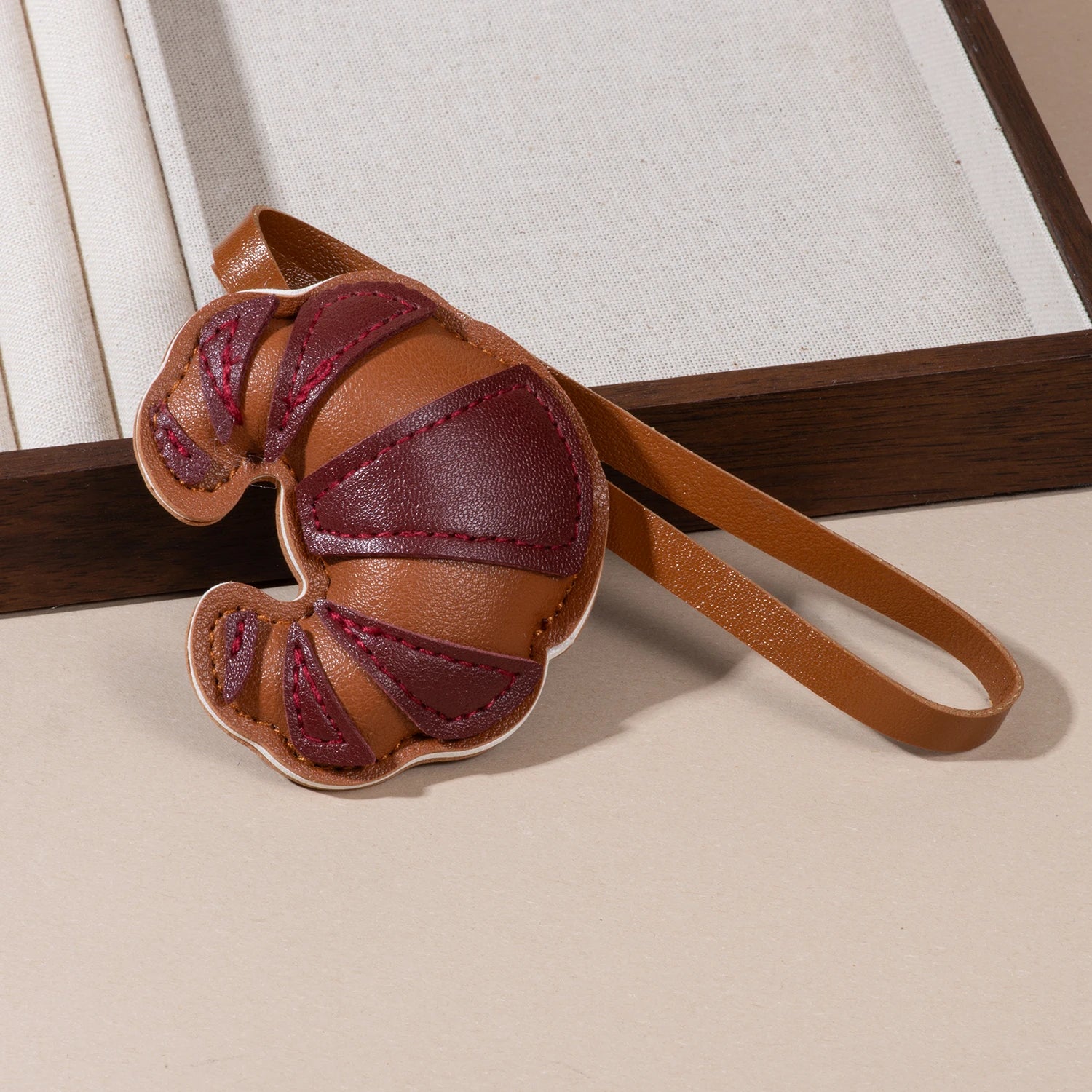 Croissant Bag Charm