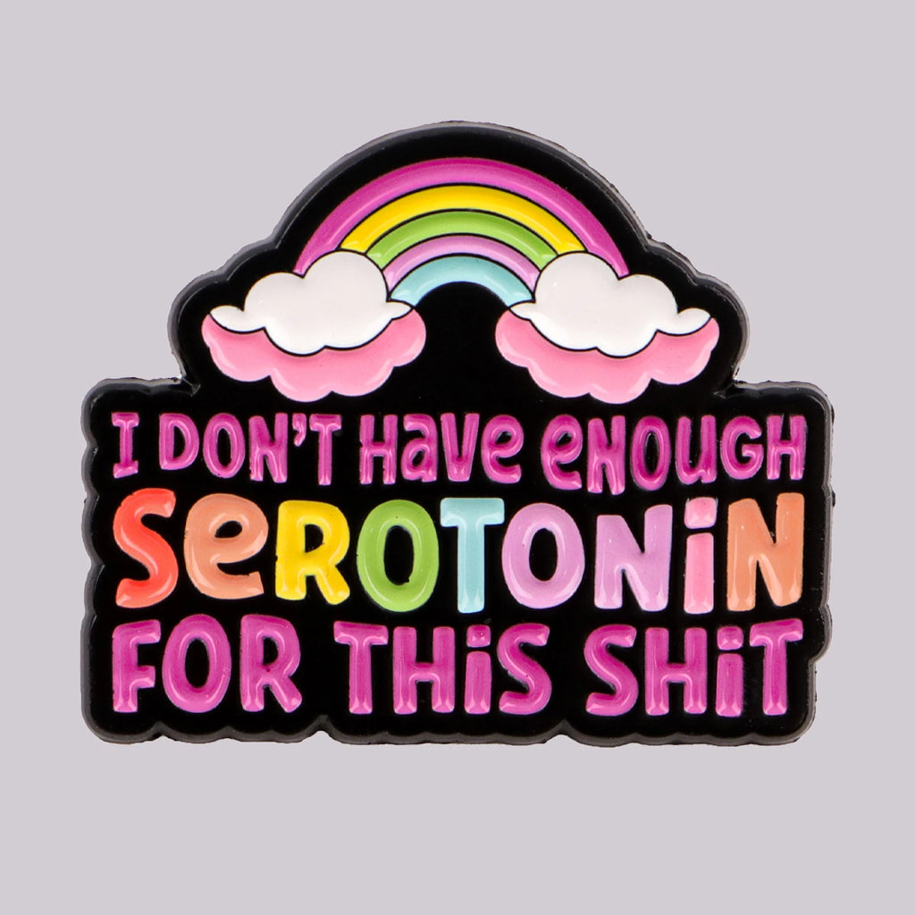 Serotonin Brooch