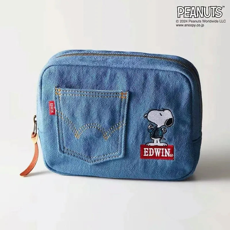 Snoopy Denim Pocket Wallet