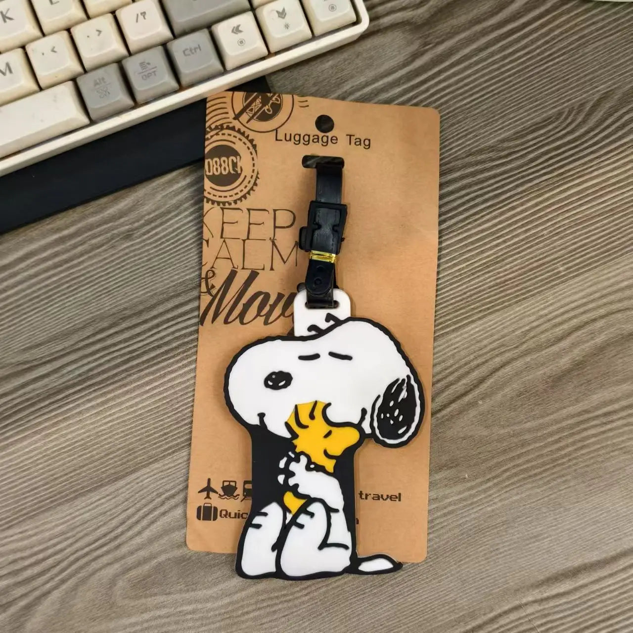 Snoopy Playful Luggage Tag