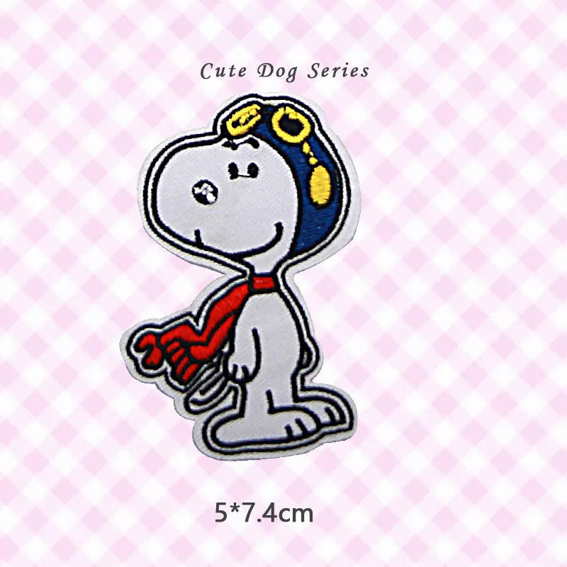 Snoopy Mood Embroidered Patch