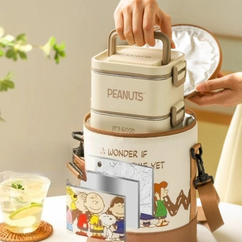 Snoopy Insulated Stainless Steel Lunch Box