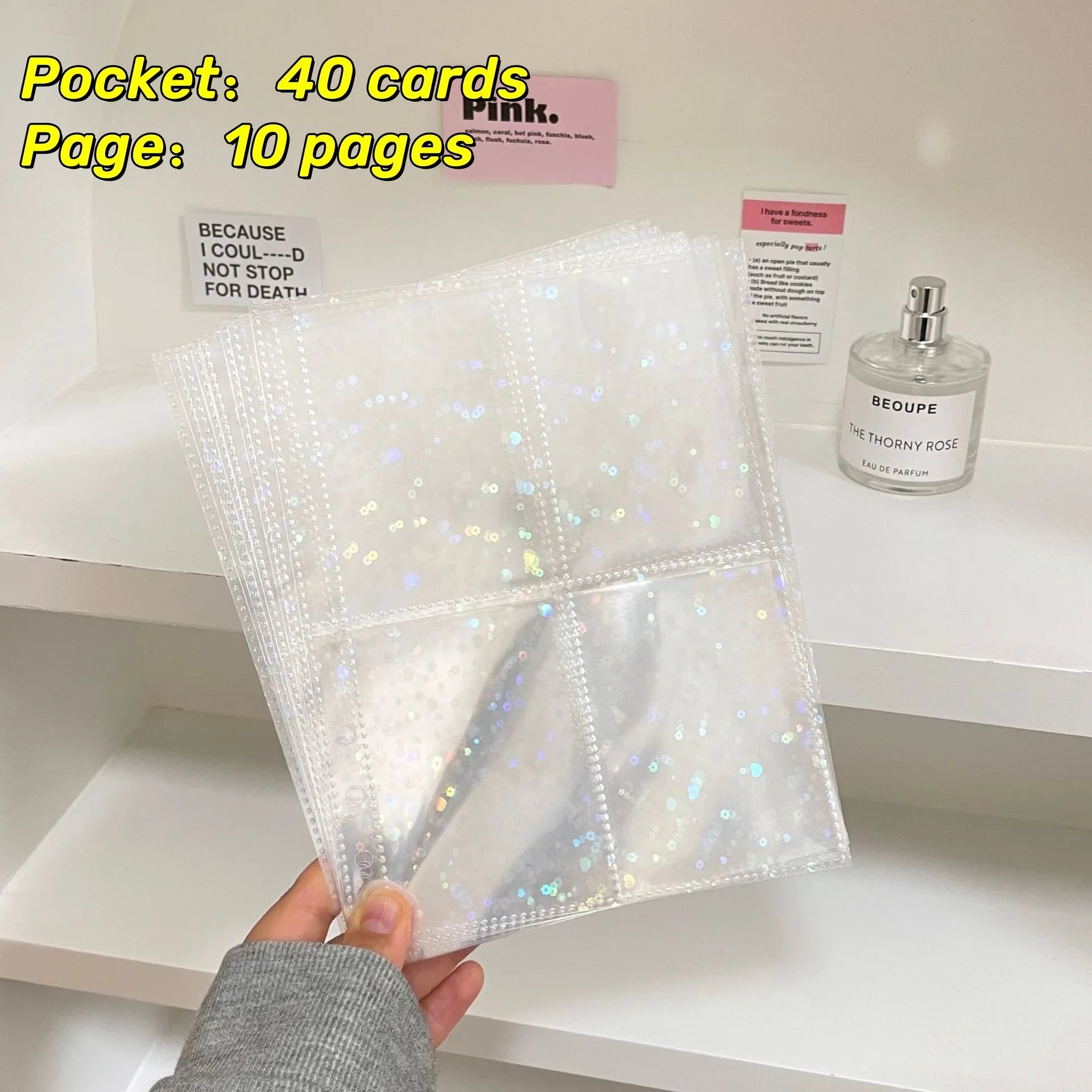 Kawaii Glittery Photo Sleeves