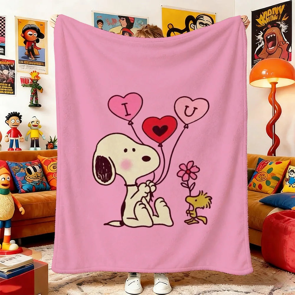 Snoopy Plushy Throw