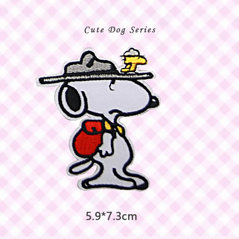 Snoopy Mood Embroidered Patch