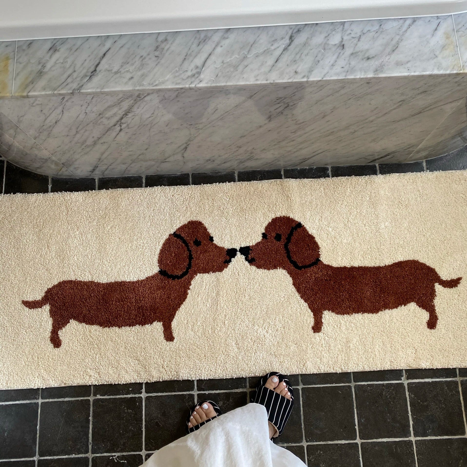 Dachshund Bath Mat