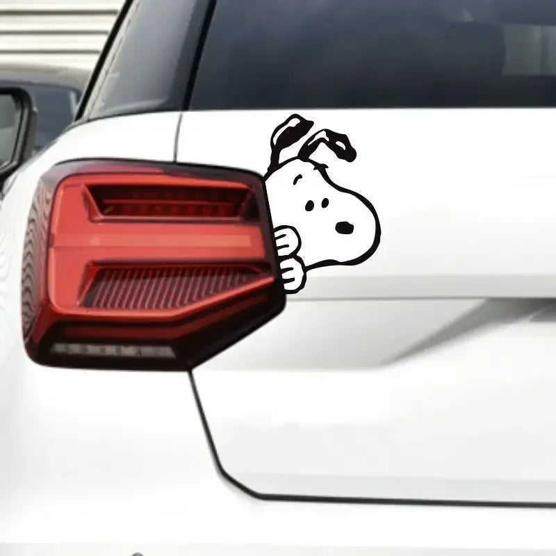 Snopy Peekaboo Car Sticker
