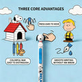 Snoopy Playful 0.5mm Black Gel Pen