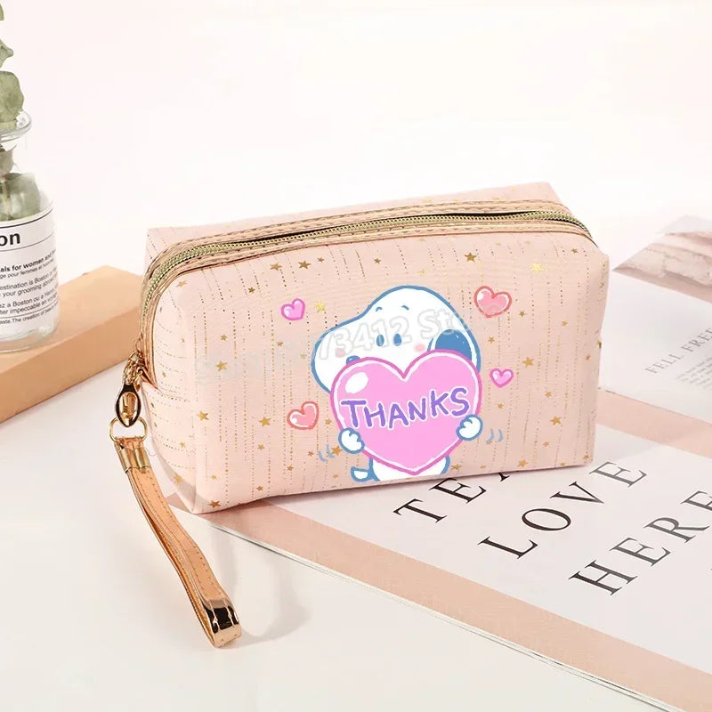 Snoopy Sparkle Cosmetic Bag