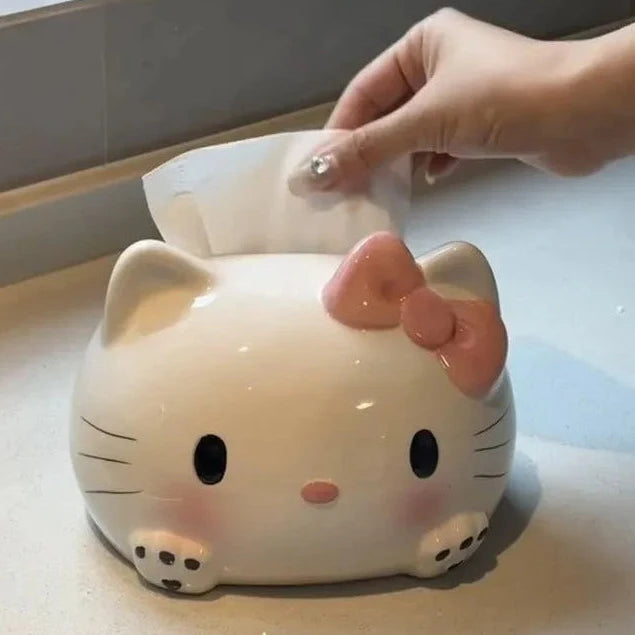 Hello Kitty Peekaboo Tissue Box