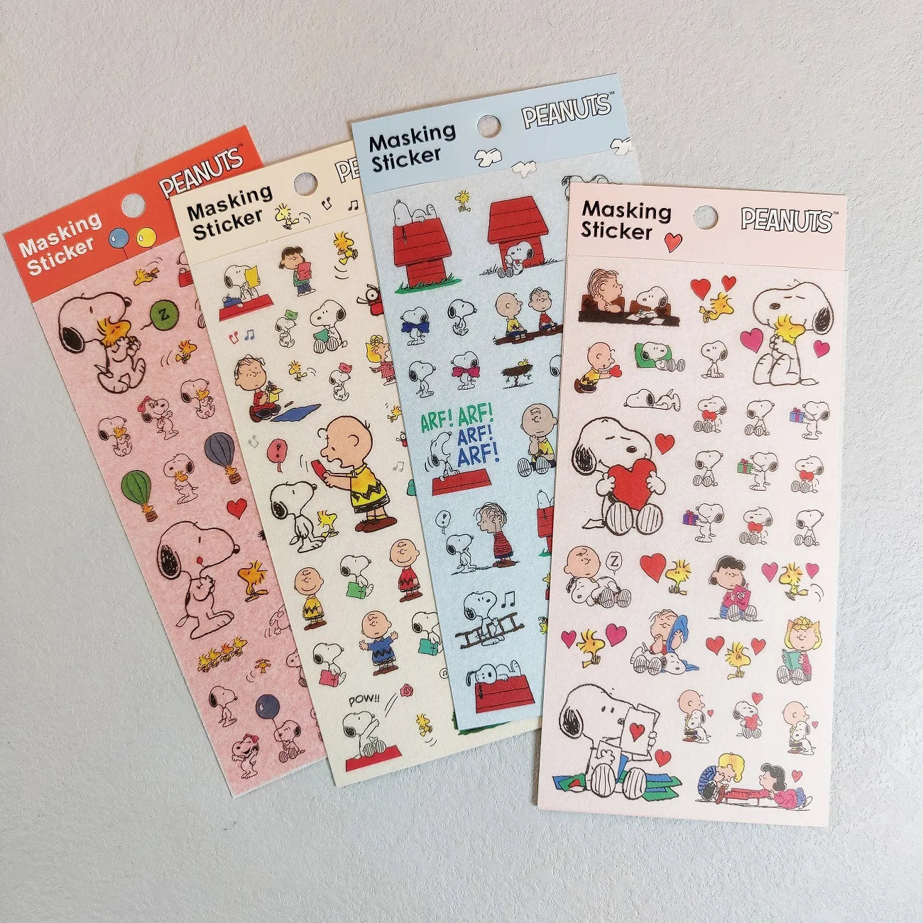 Snoopy Kawaii Stickers (4pcs)