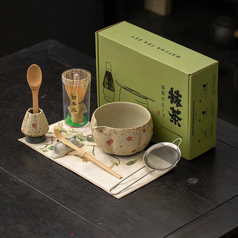 Petal Matcha Bowl Set