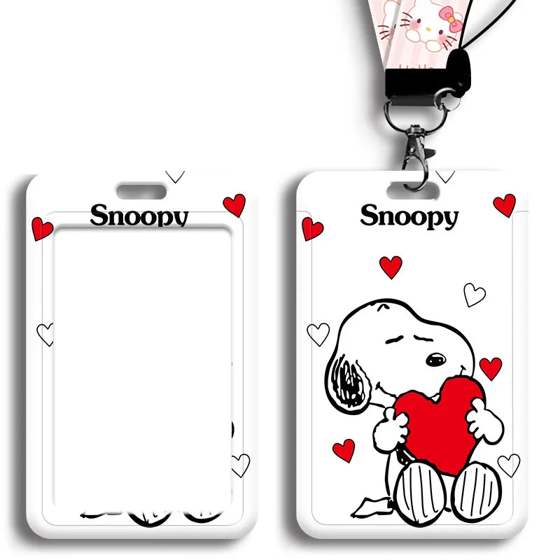 Snoopy Love Cardholder & Lanyard
