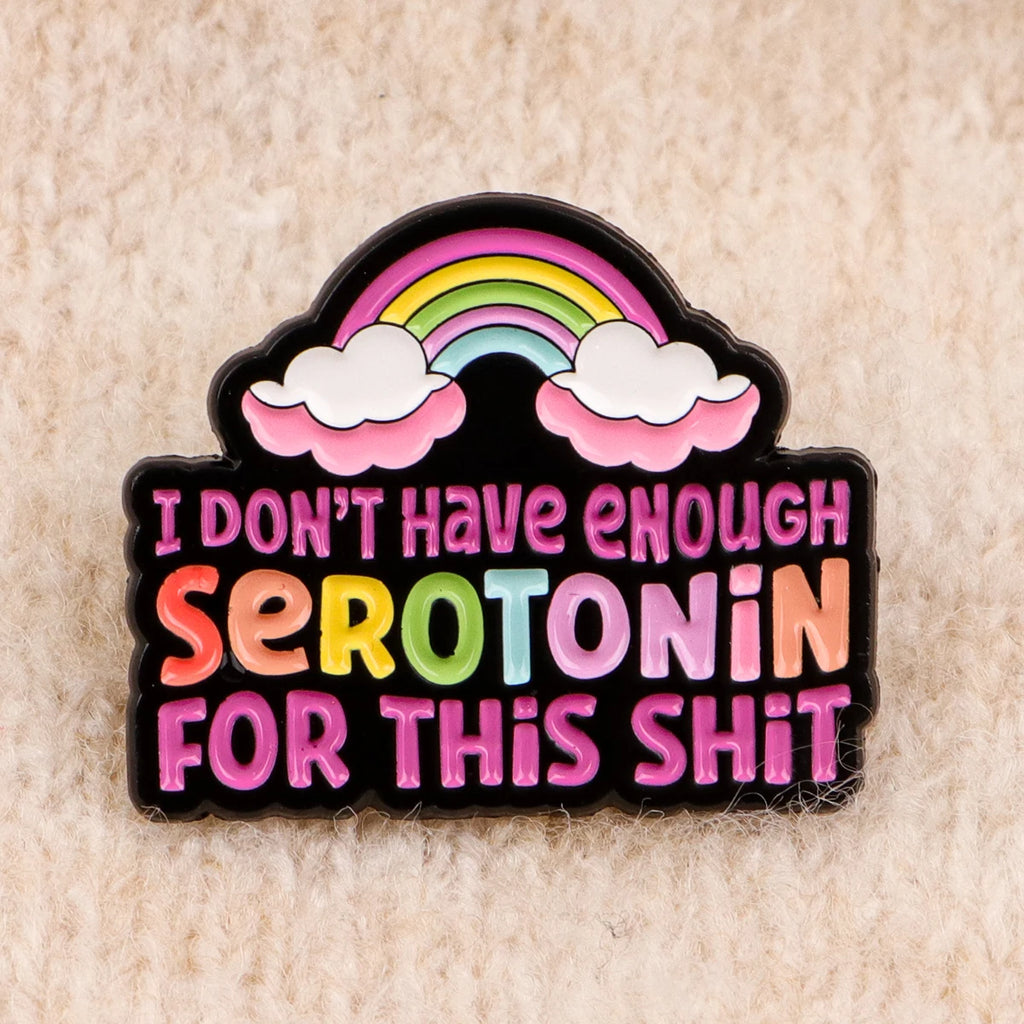 Serotonin Brooch