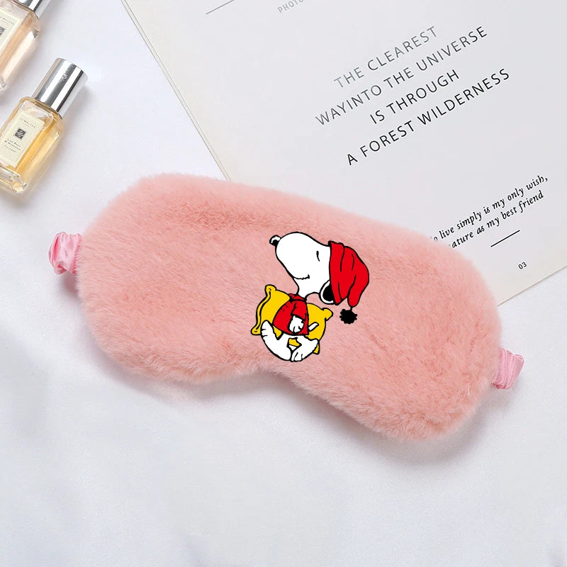 Snoopy Plushy Eye Mask