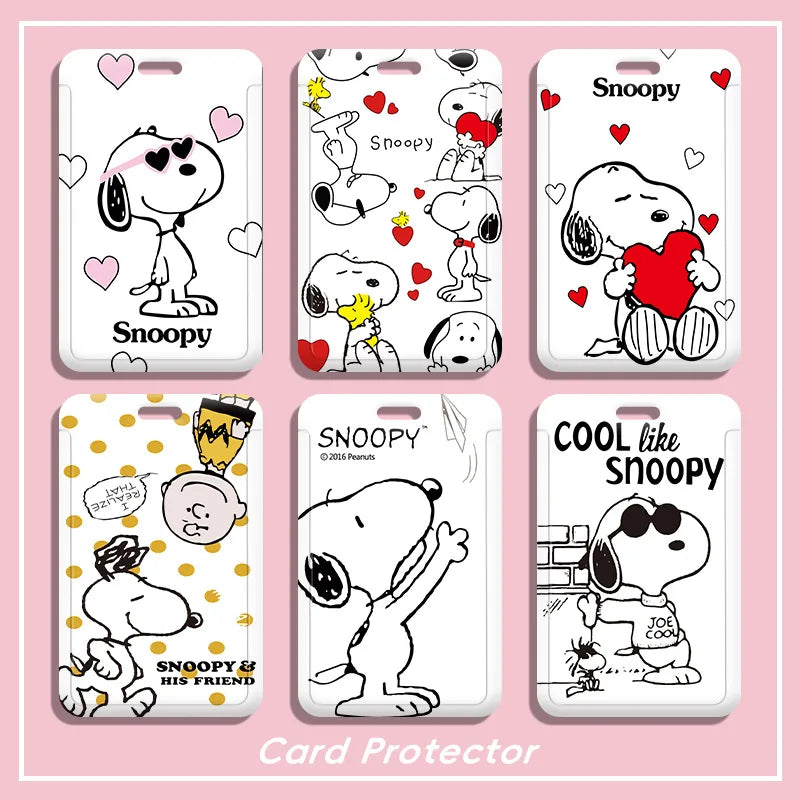 Snoopy Love Cardholder & Lanyard