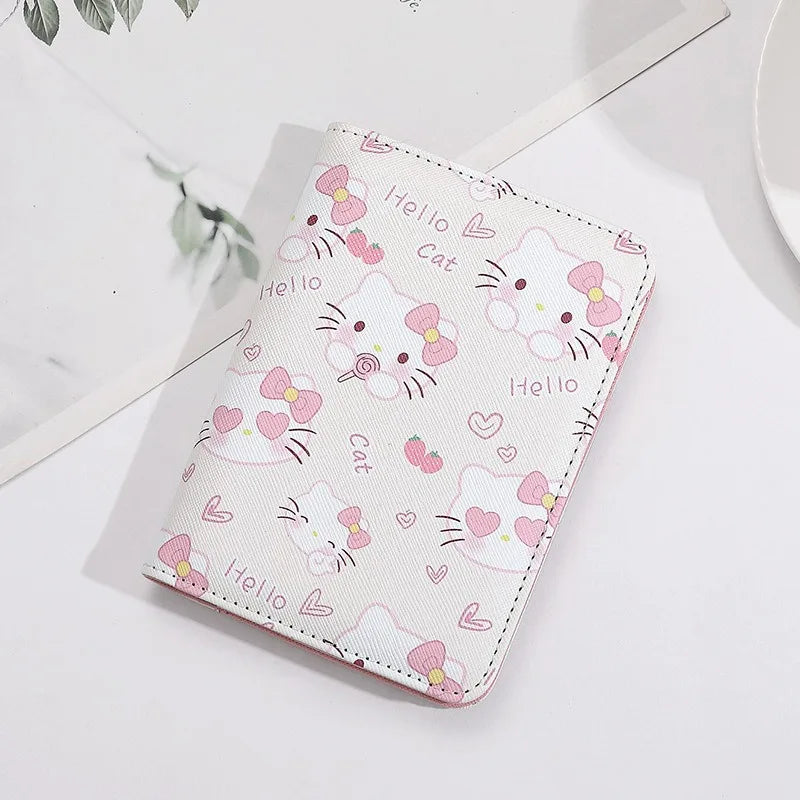 Hello Kitty Bow Vegan Leather Passport Cover