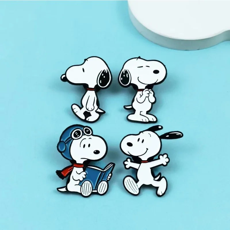 Snoopy Time Brooch