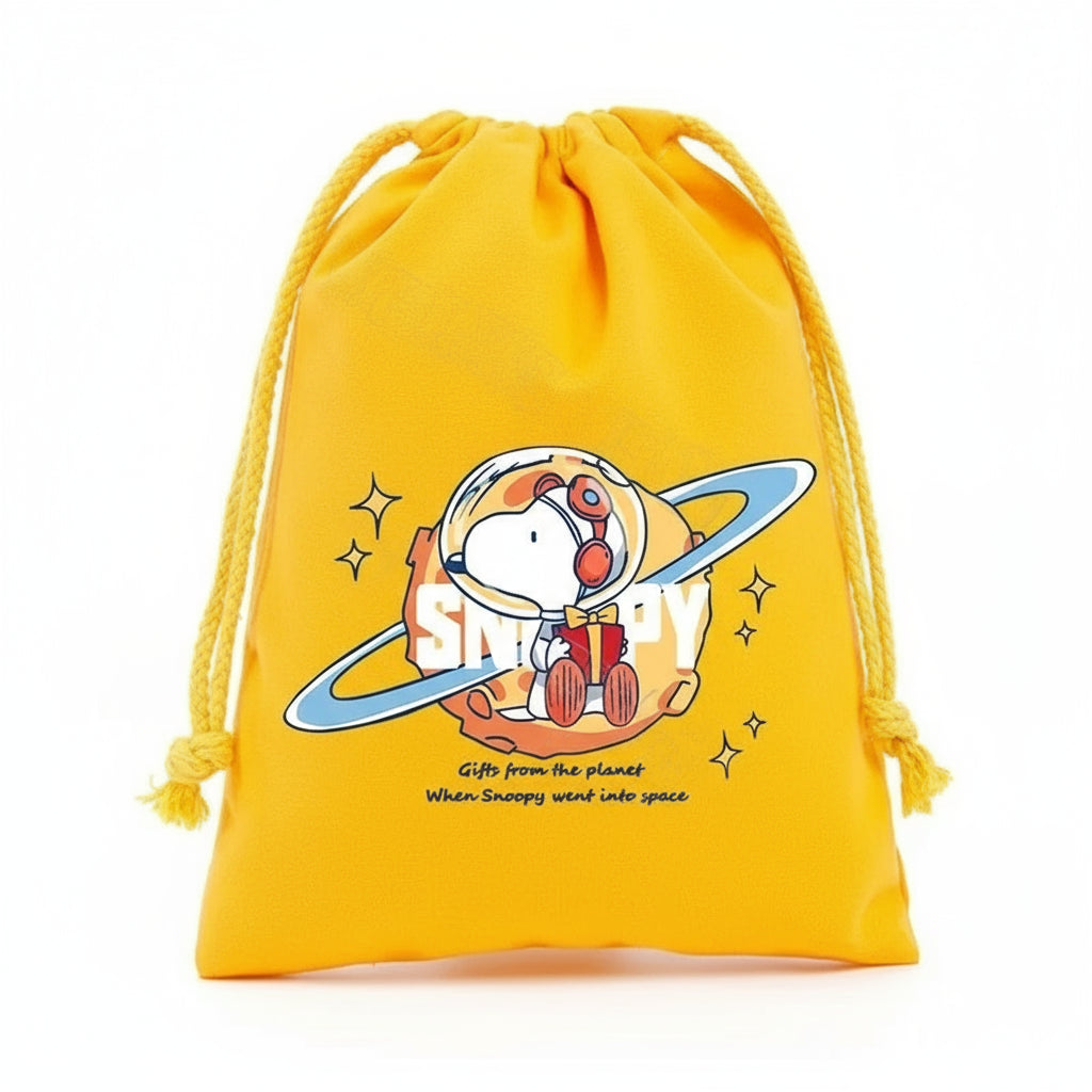 Snoopy Adventure Drawstring Bag
