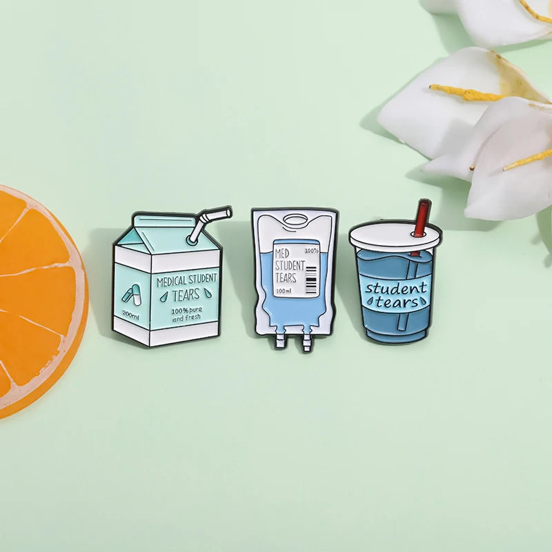 Medical Student Tears Brooch