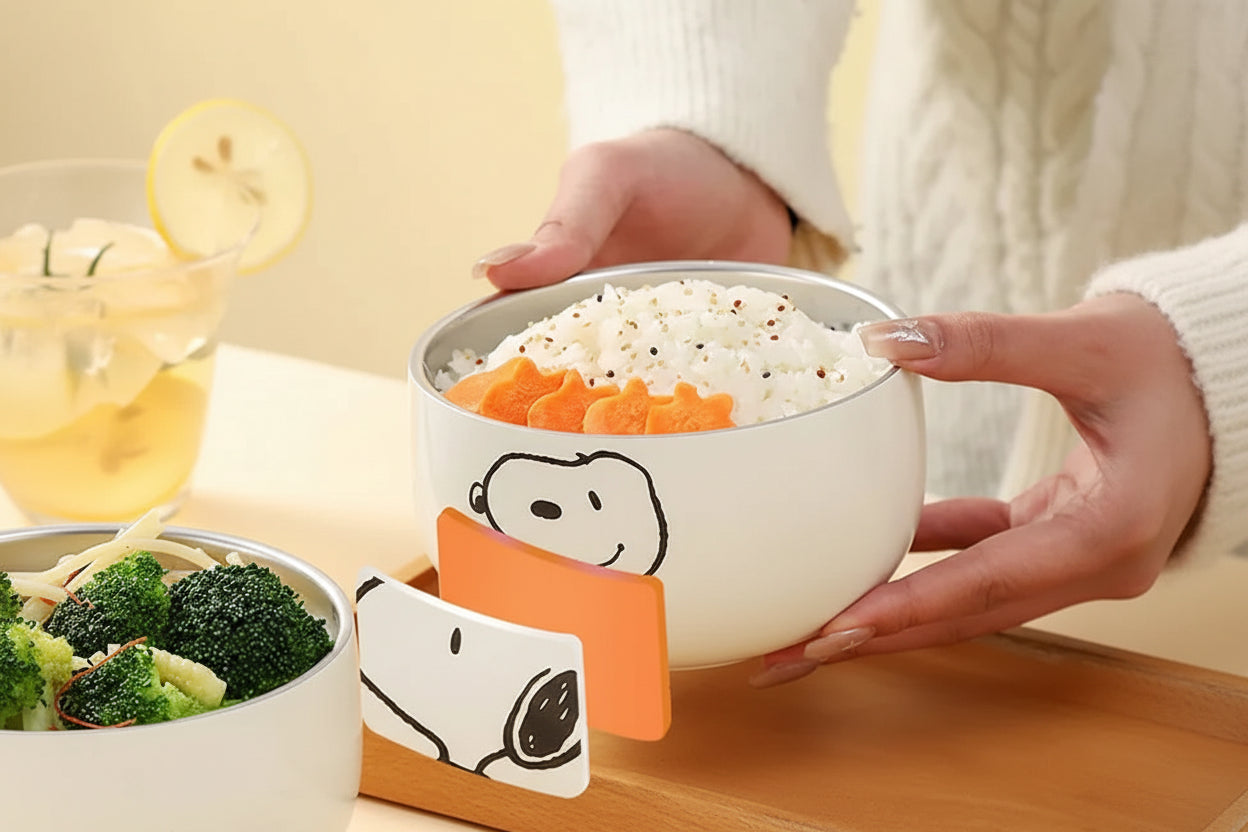 Snoopy Stainless Steel Bowl