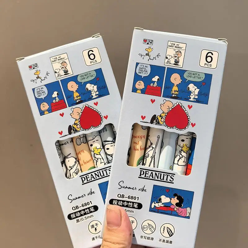 Snoopy Heart Pens (6pcs)