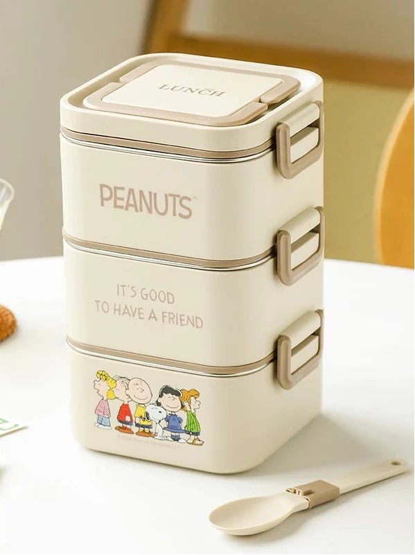Snoopy Insulated Stainless Steel Lunch Box