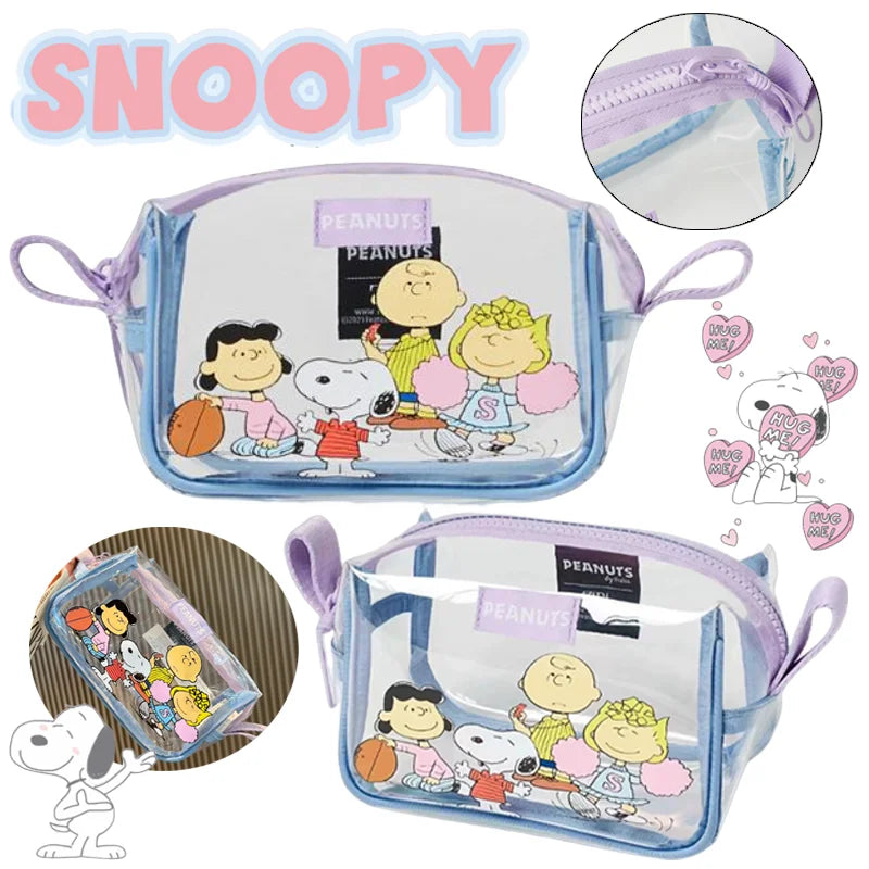Snoopy & Friends Transparent Cosmetic Bag