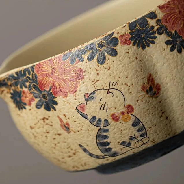 Maneki Neko Matcha Bowl Set