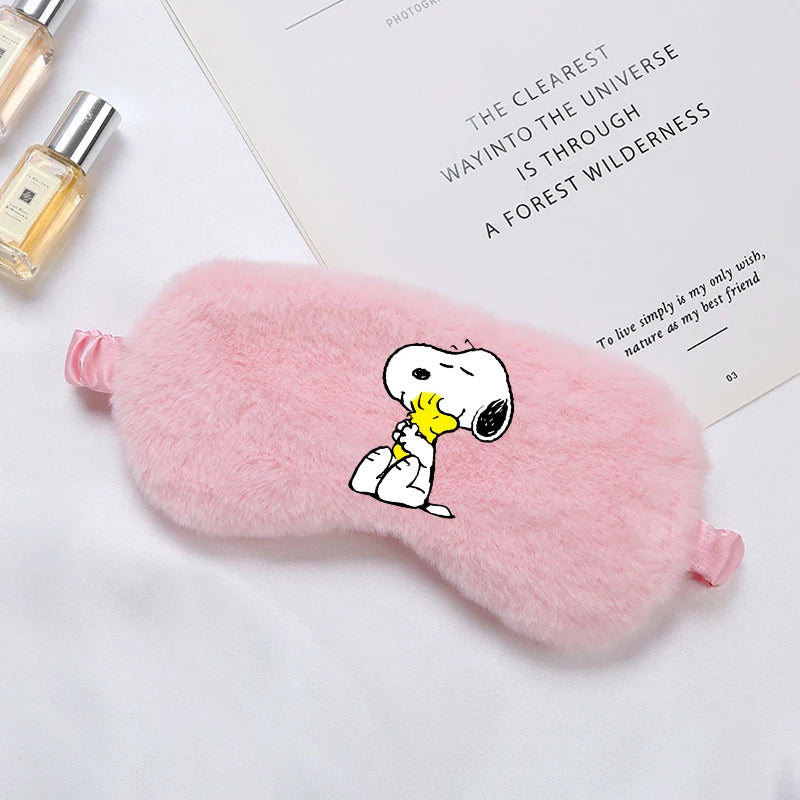 Snoopy Plushy Eye Mask