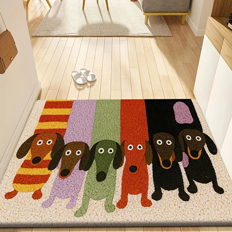 Dachshund Buddy Welcome Door Mat