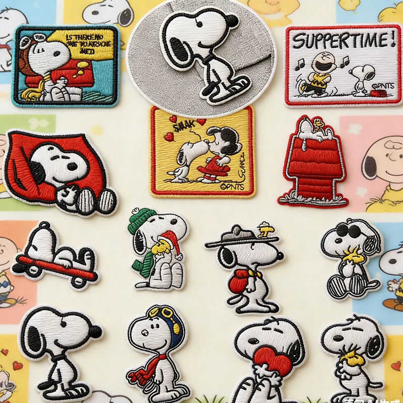 Snoopy Mood Embroidered Patch