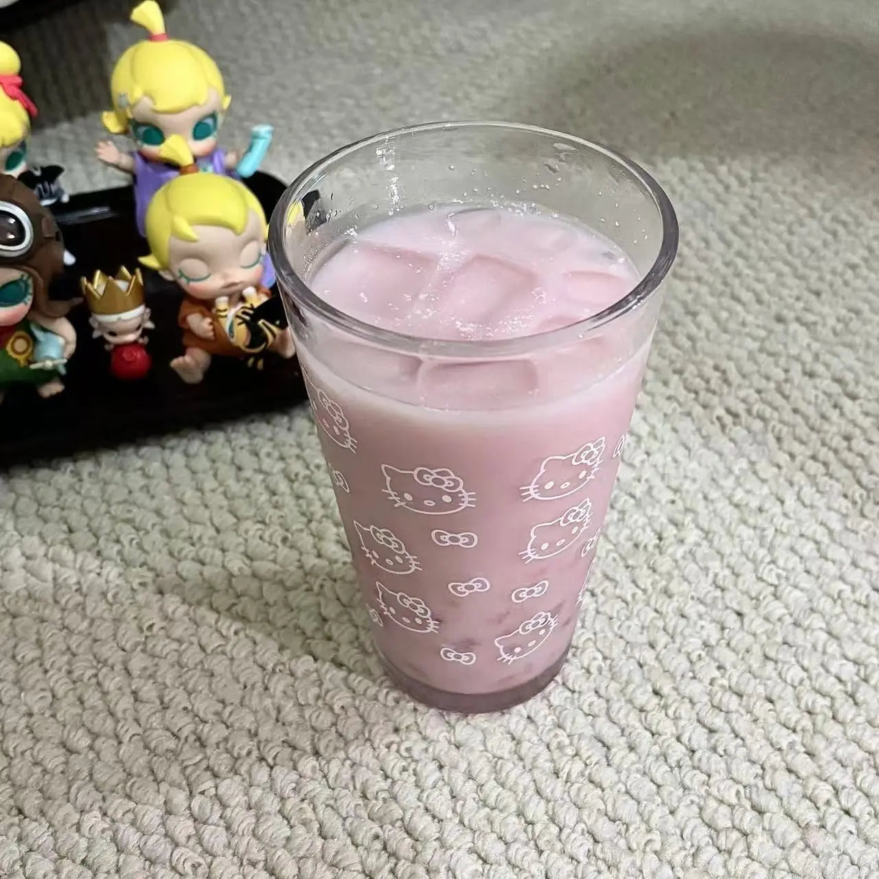 Hello Kity Kawaii Glass Cup