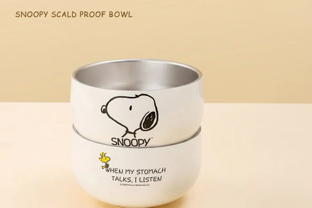 Snoopy Stainless Steel Bowl