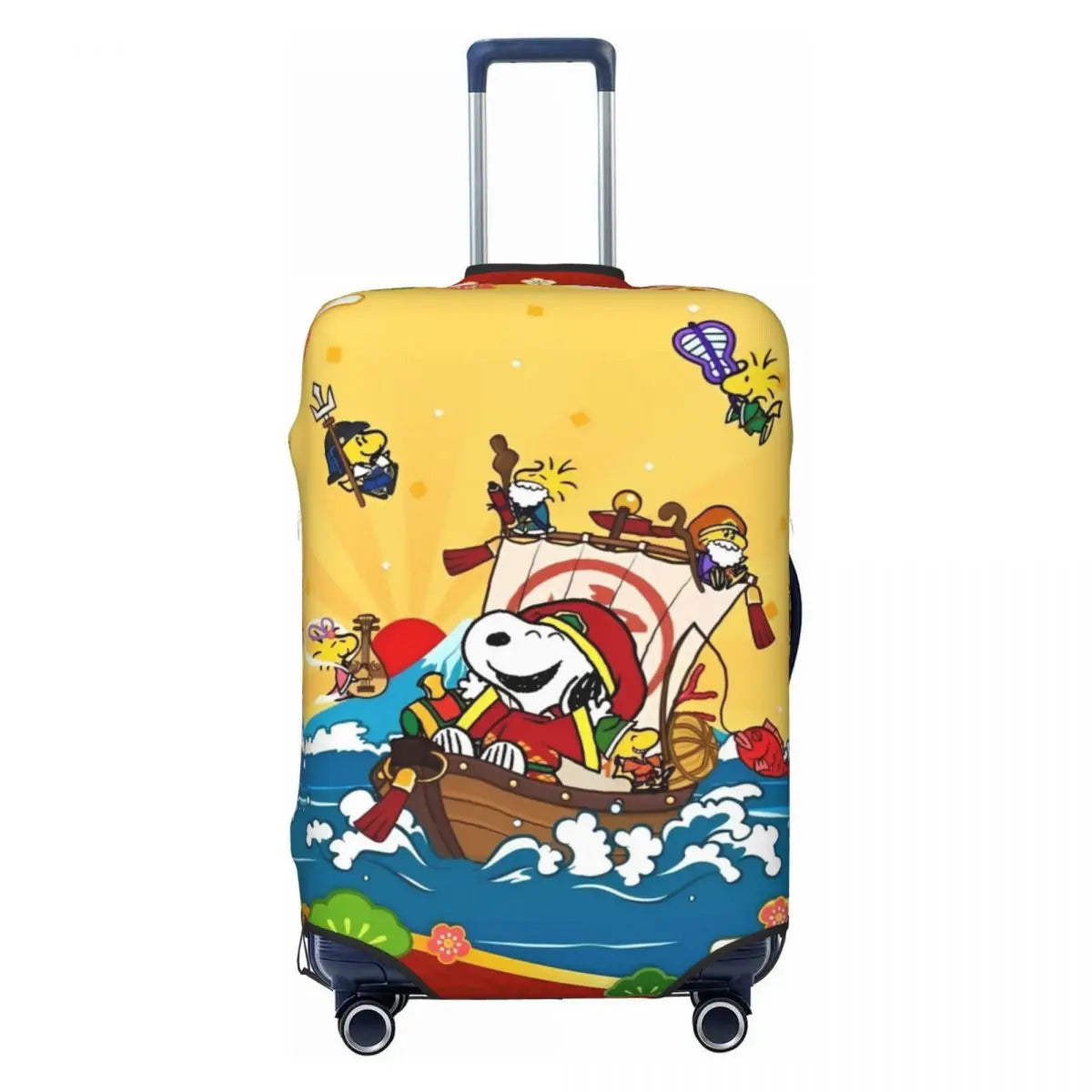 Snoopy Exploring Luggage Cover